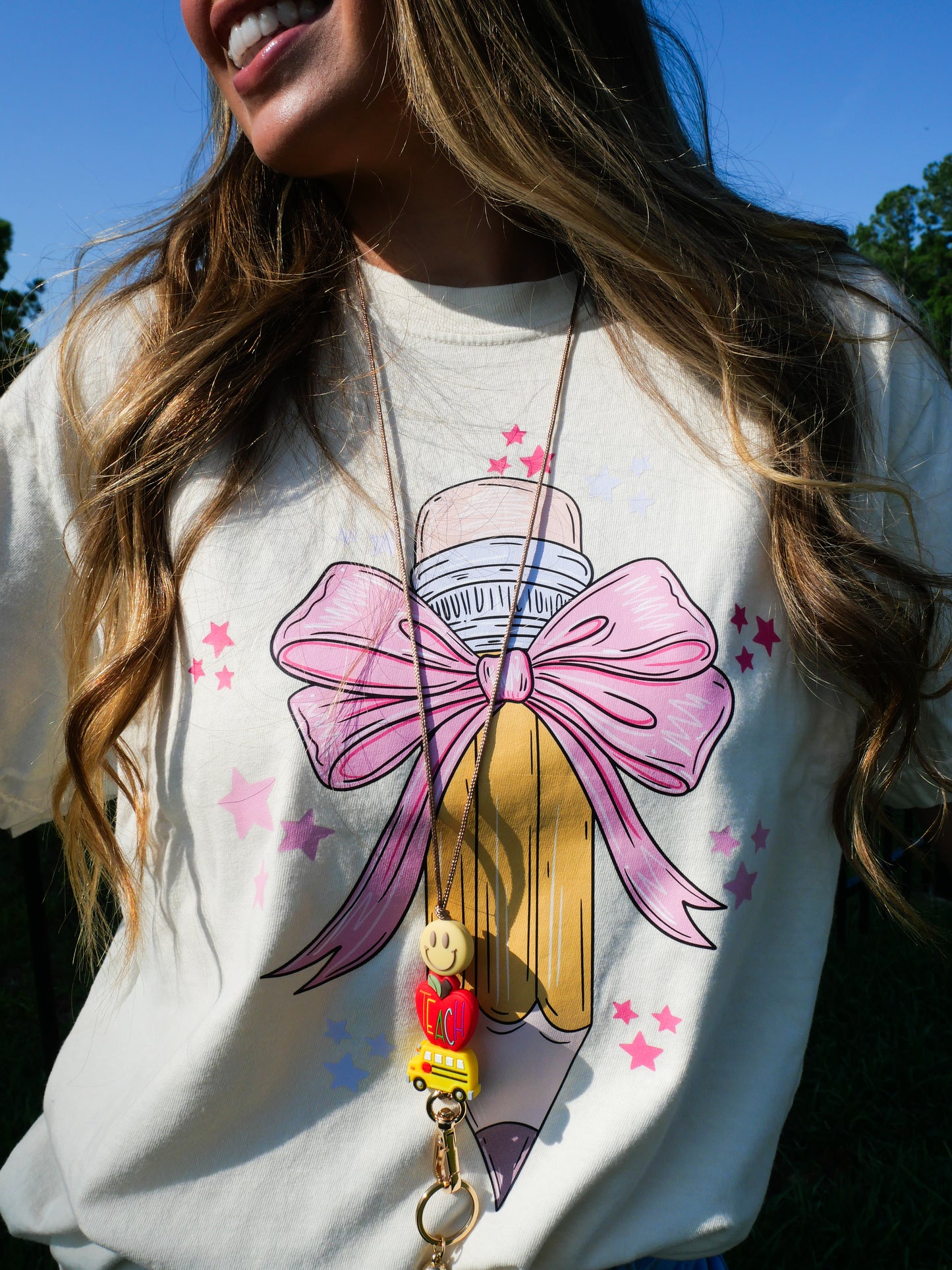 Pencil Bow Tee