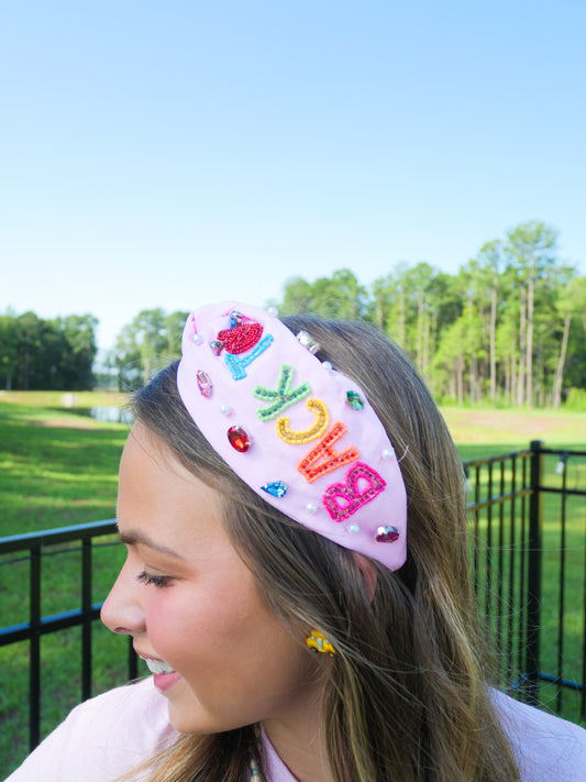 Back To School Headband - PINK